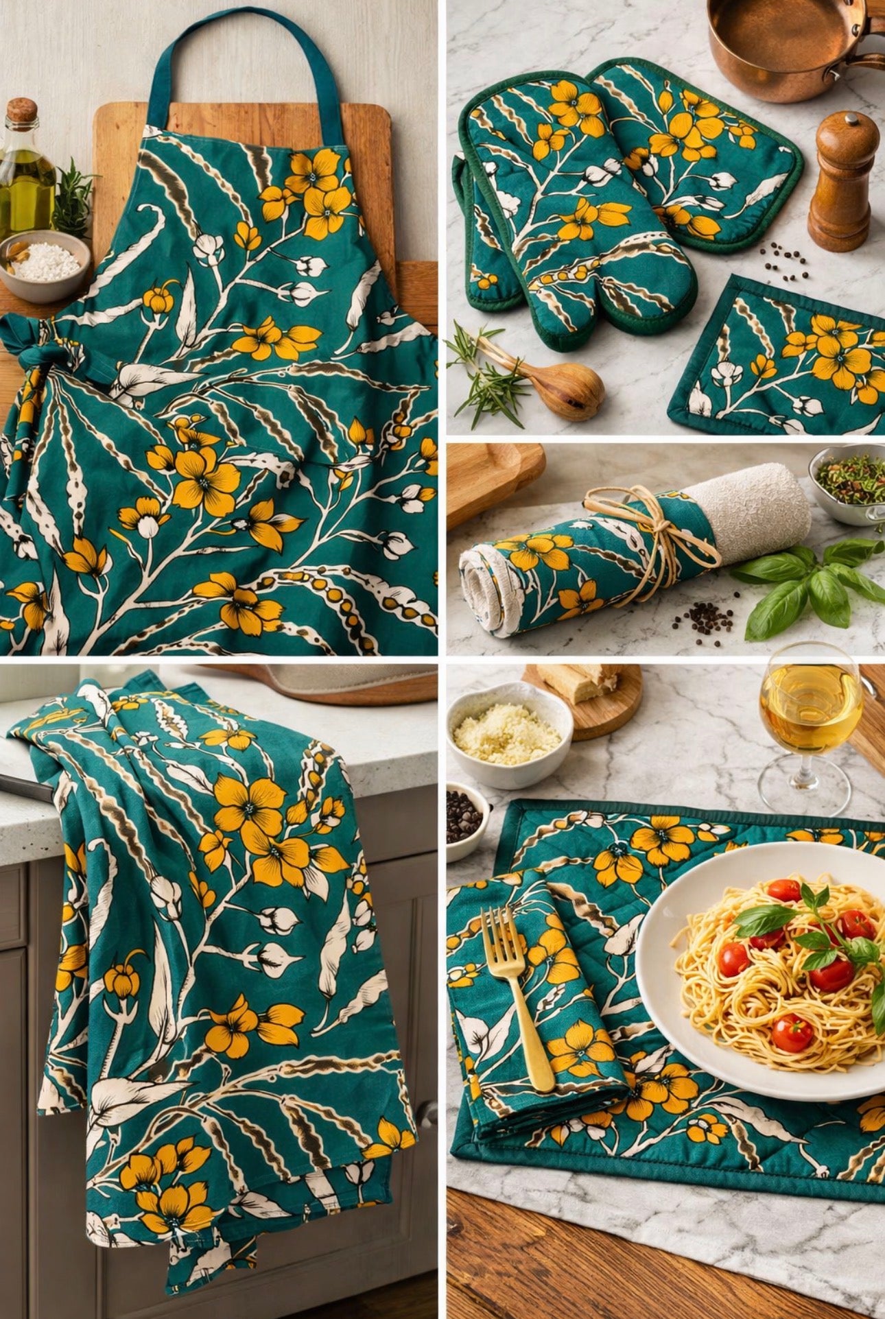 Mustard Groove — Seamless Pattern