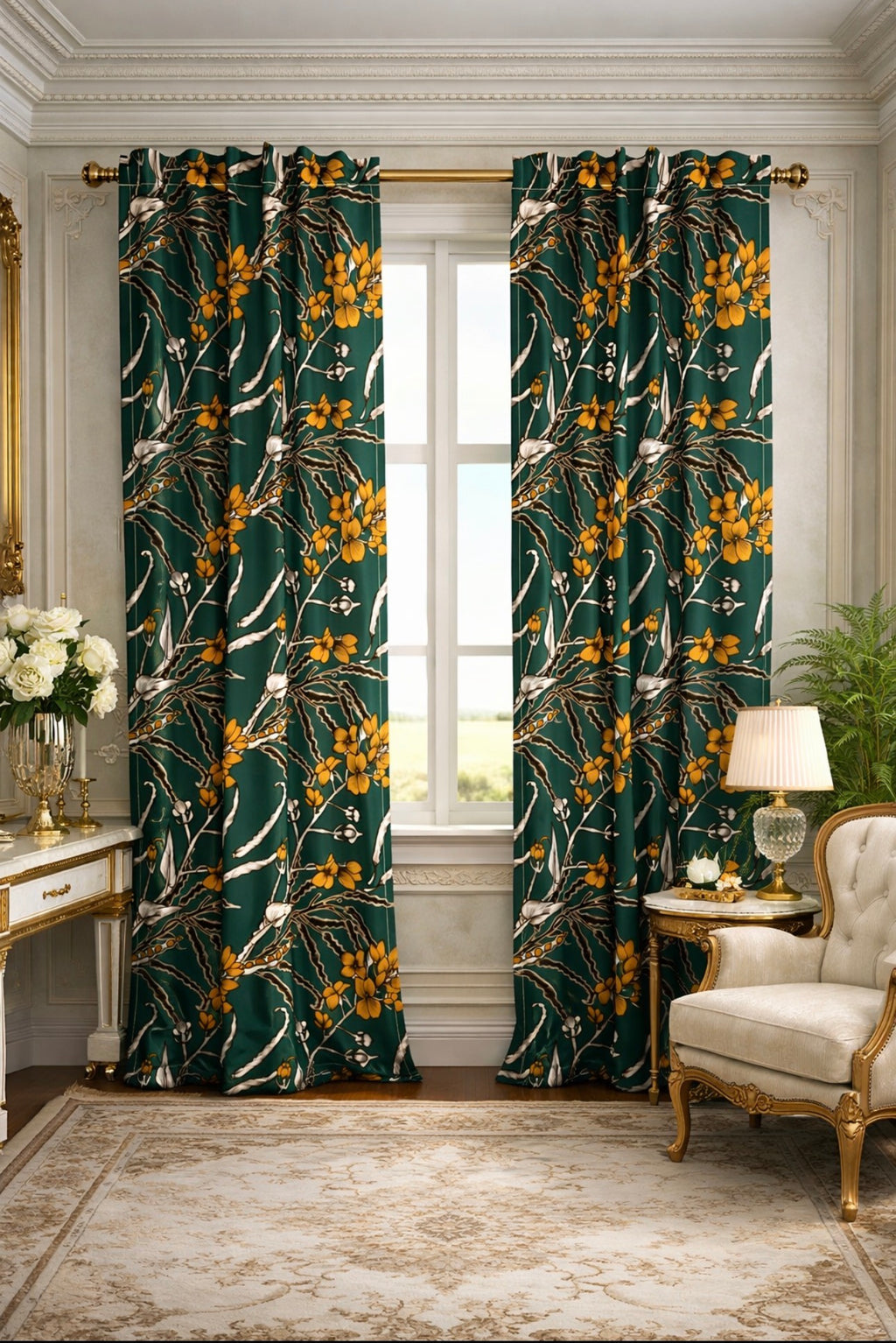 Mustard Groove — Seamless Pattern