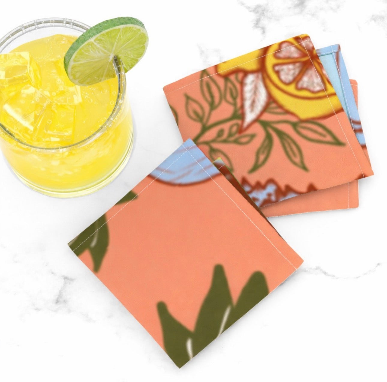 Island Market —Seamless Pattern