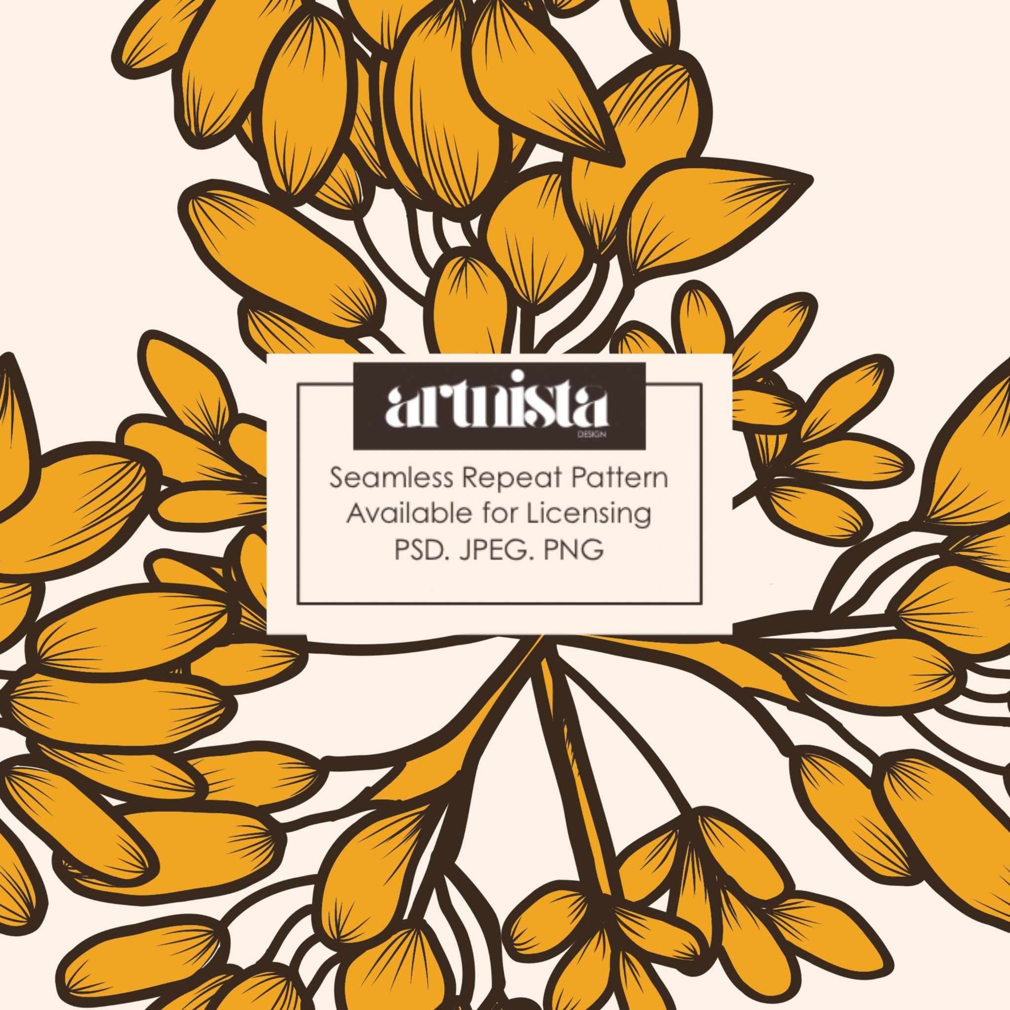 Harvest Gold — Seamless Pattern