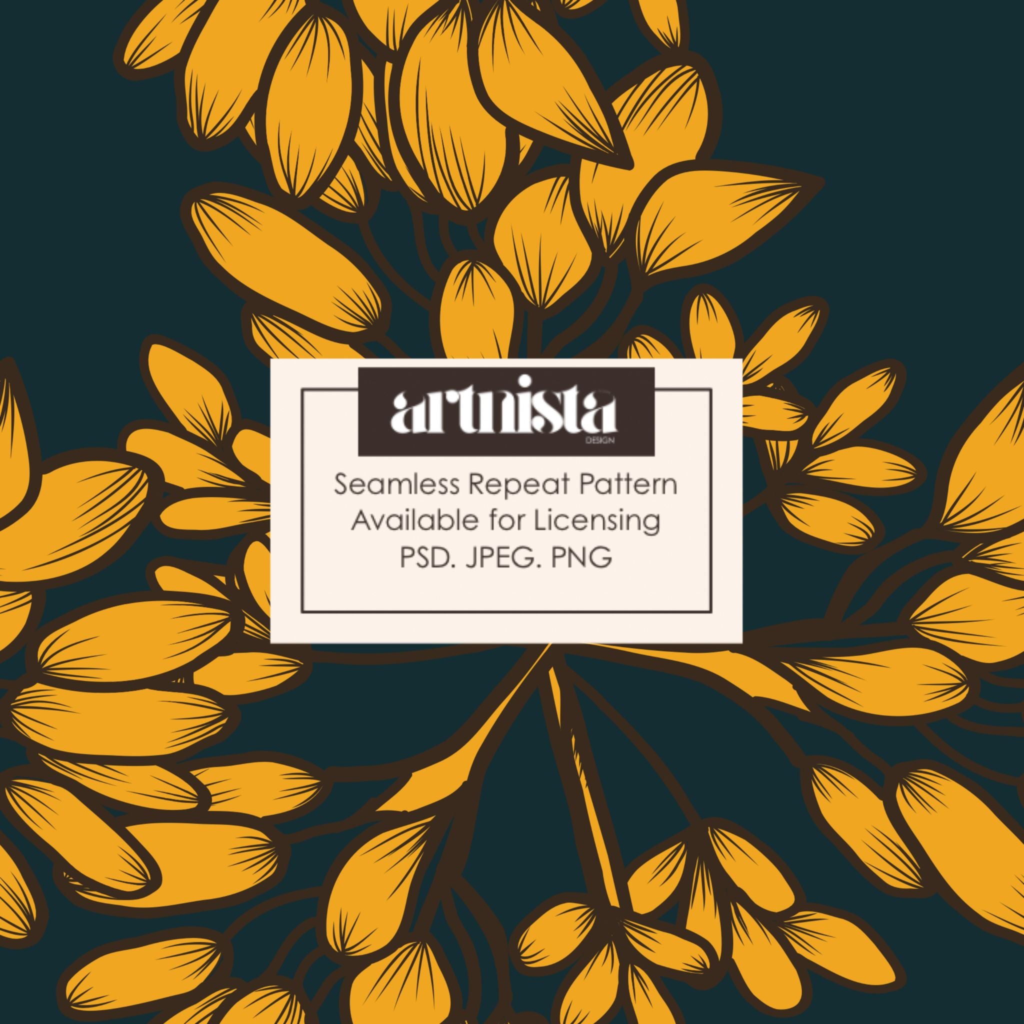 Harvest Gold — Seamless Pattern