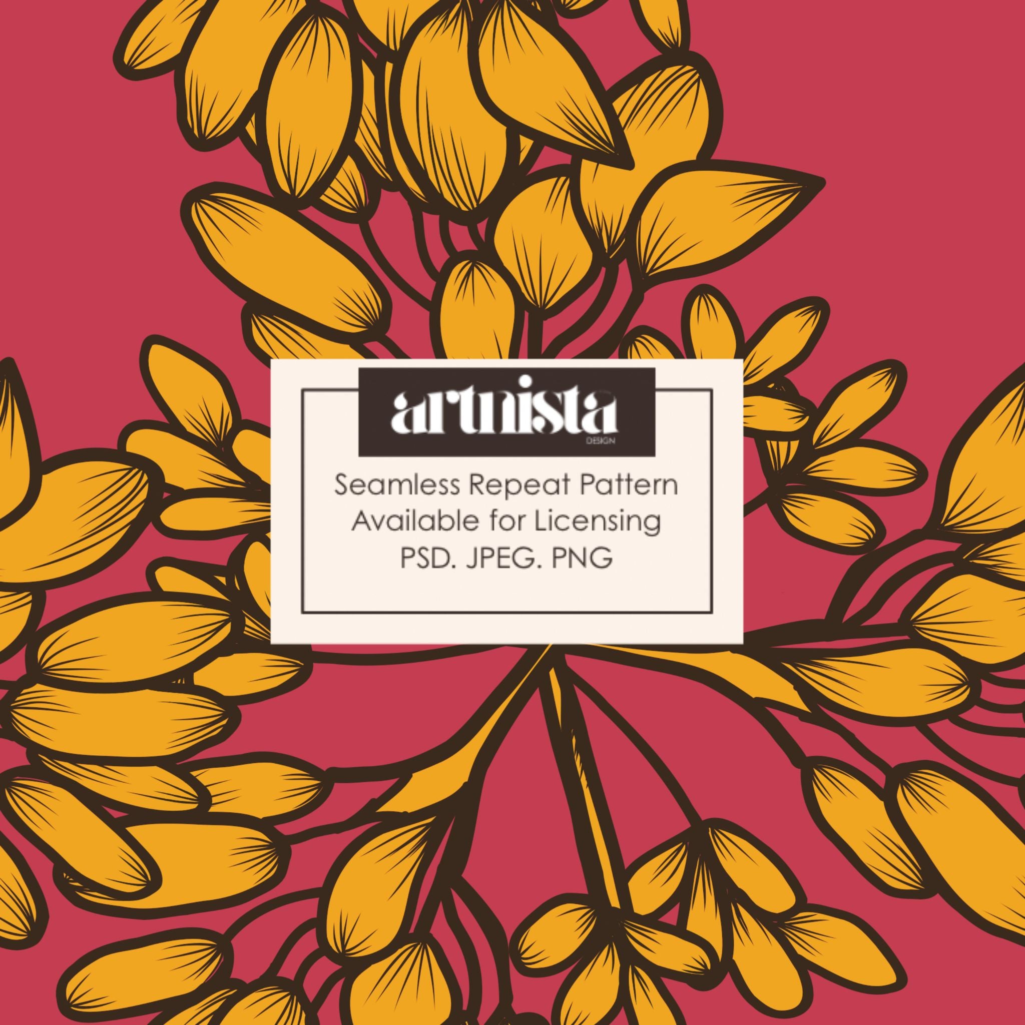 Harvest Gold — Seamless Pattern