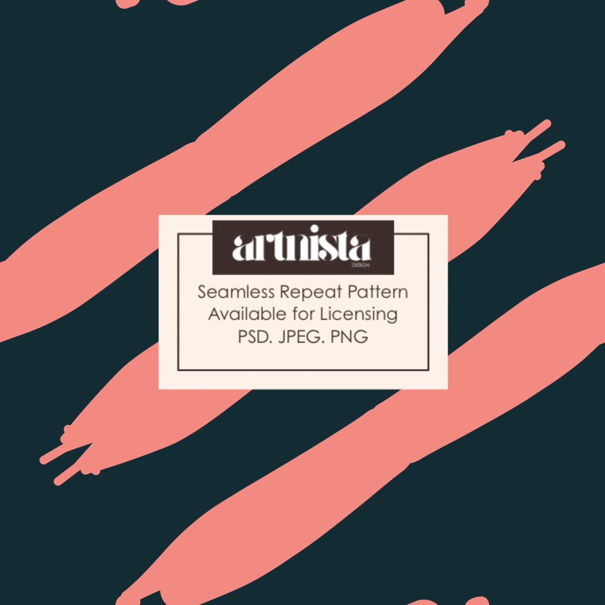 Drift Coral — Seamless Pattern