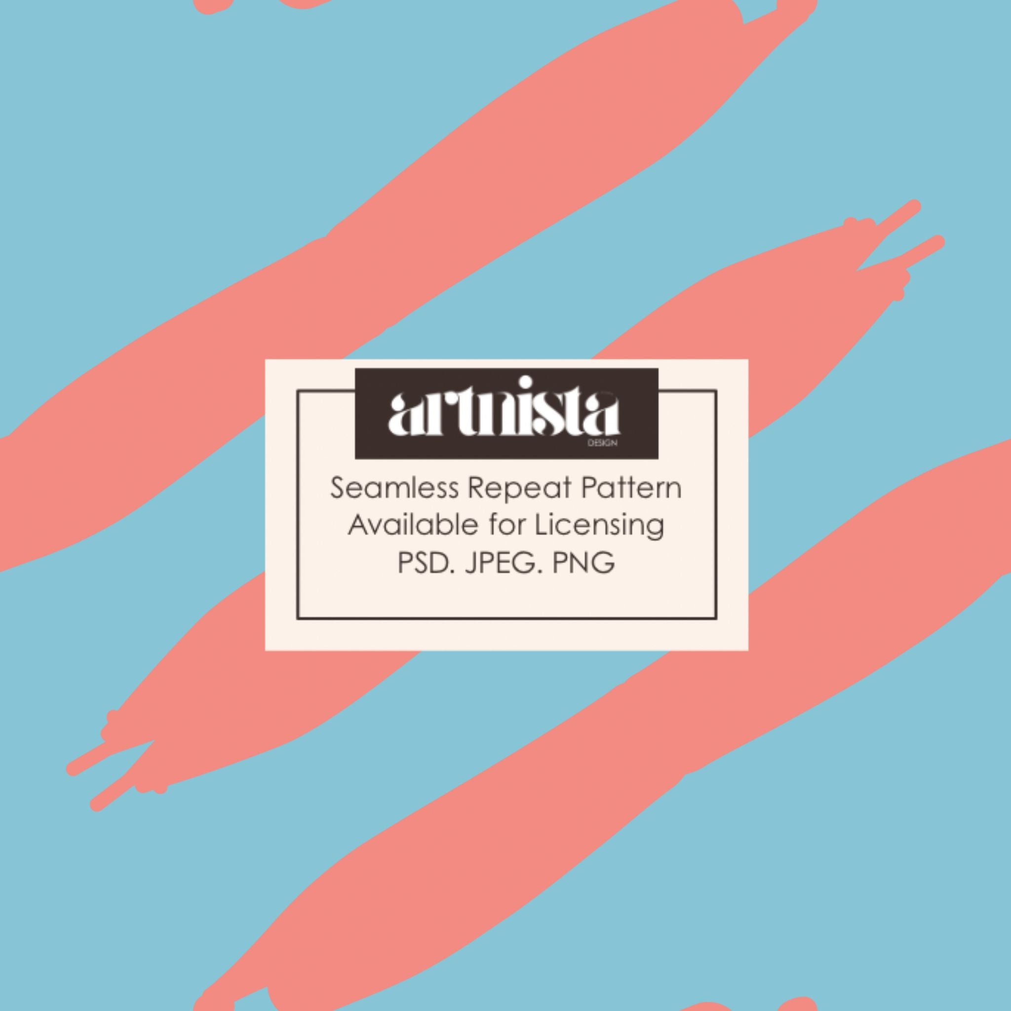 Drift Coral — Seamless Pattern