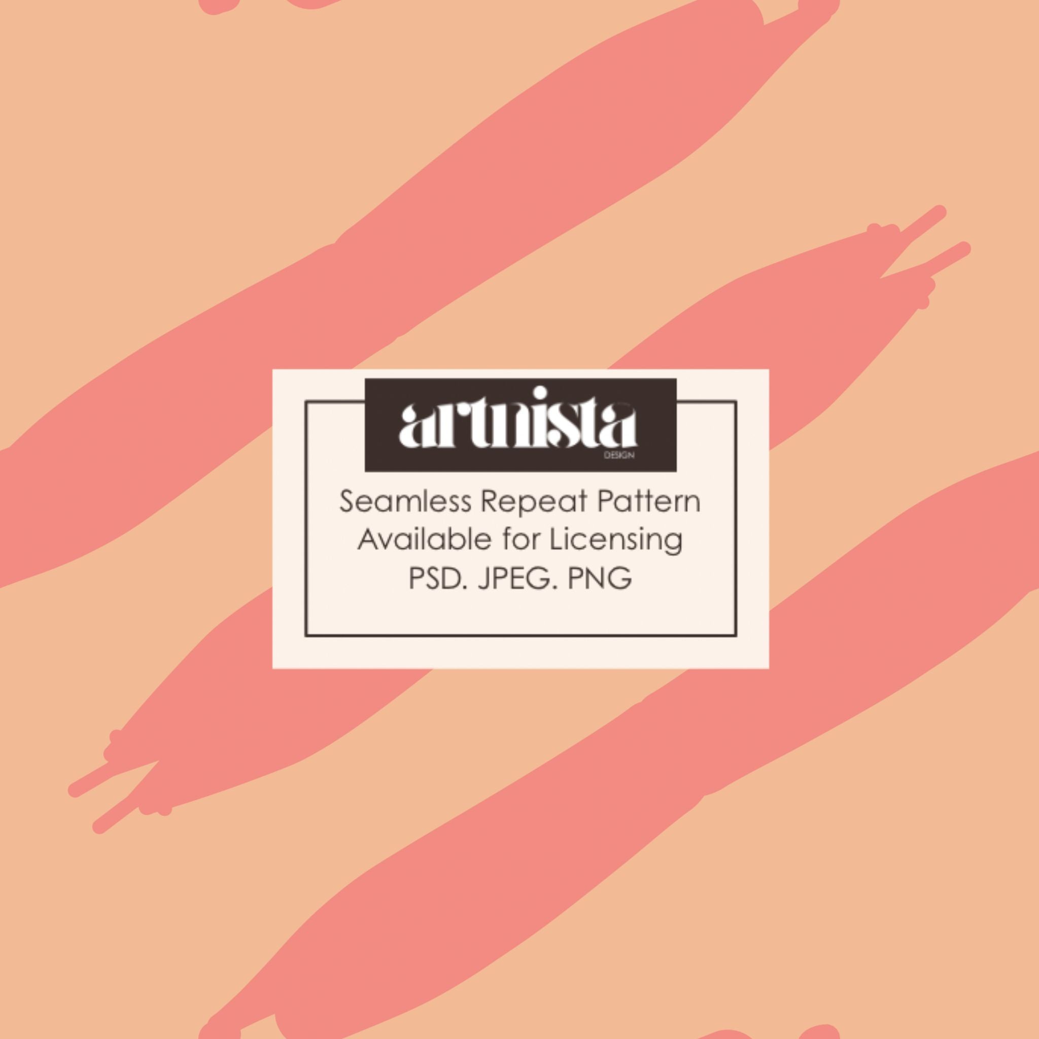 Drift Coral — Seamless Pattern